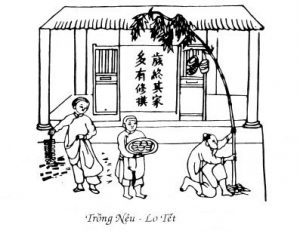 Tiếp biến văn hóa qua tục dựng cây nêu ngày tết ở Hà Tĩnh